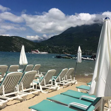 La Baie Des Voiles 3 Chambres 4 A 6 Personnes Au Bord Du Lac Plage Privee Duingt Exterior photo